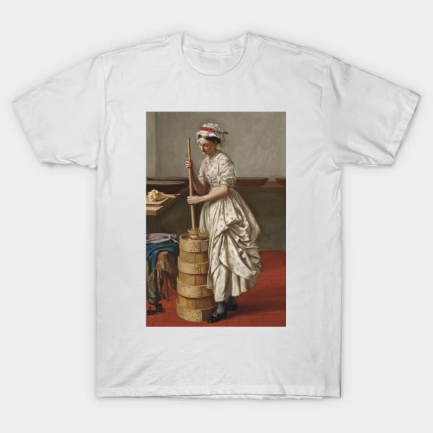 The Butter Churn by Valentine Cameron Prinsep T-Shirt by Classic Art Stall